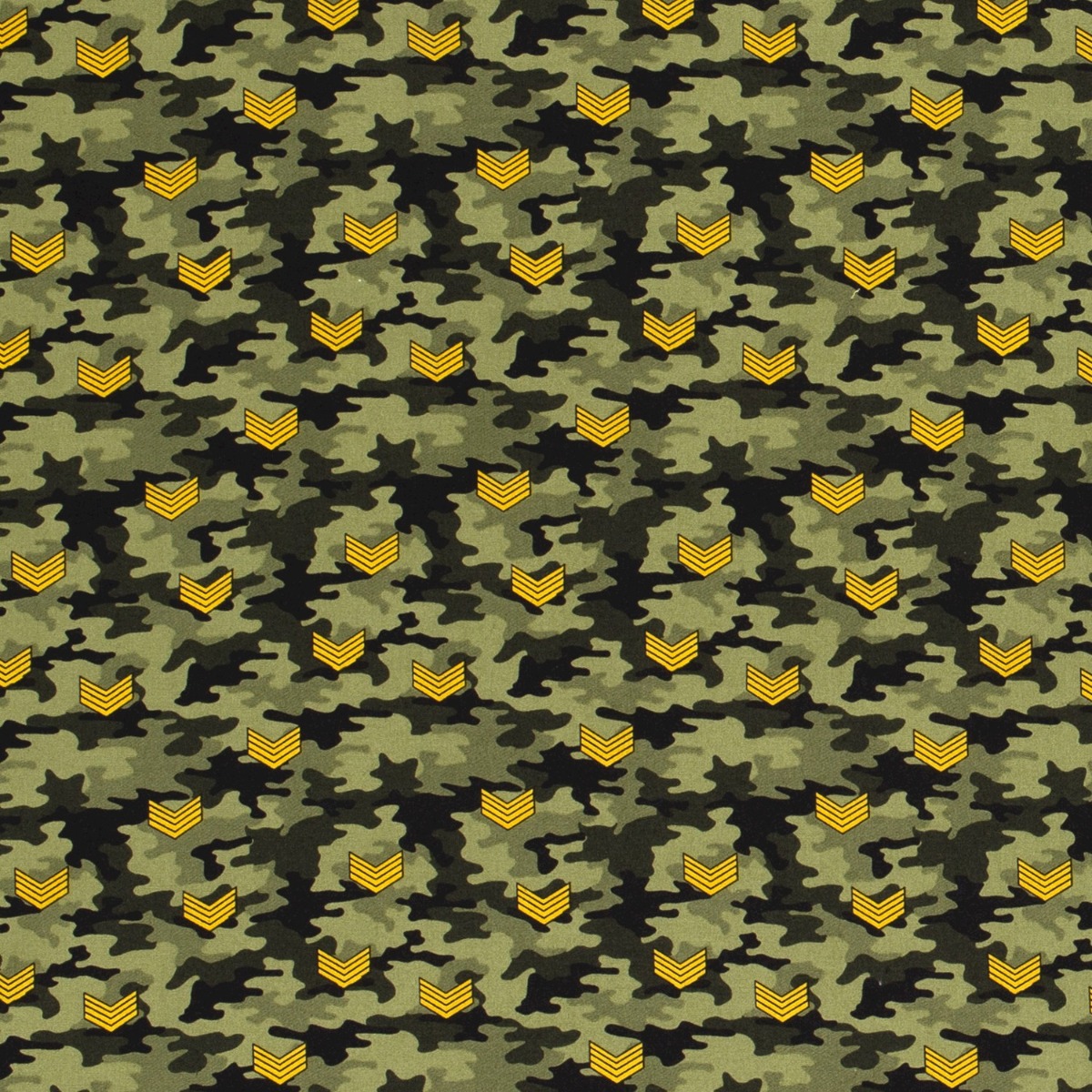 Baumwolle Camouflage mit Abzeichen Grün