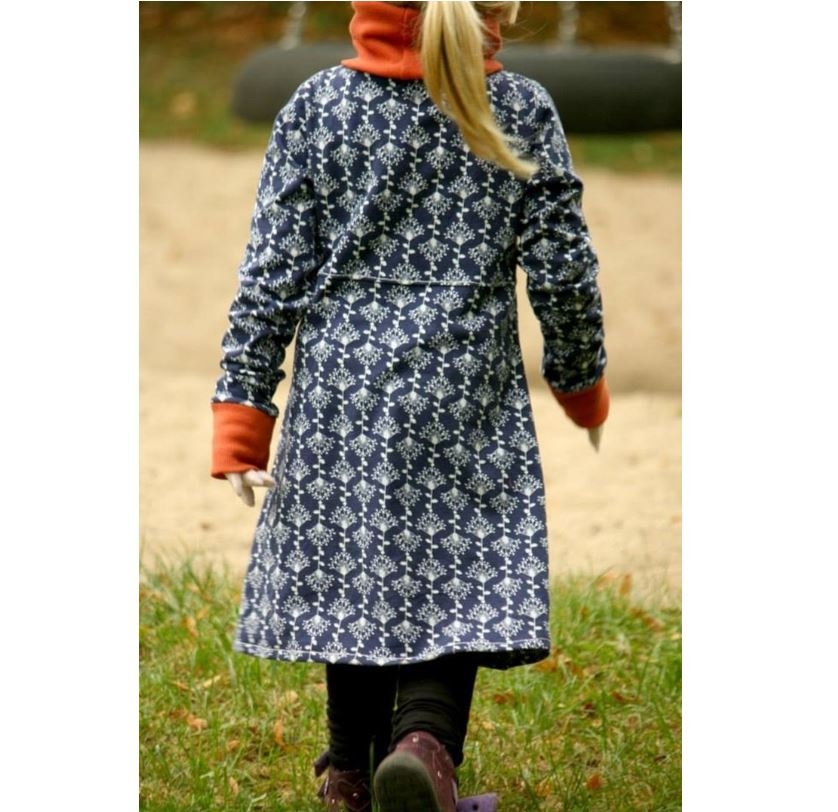 Lillesol & Pelle Papierschnittmuster Basic Kleid mit Rollkragen Gr. 80 - 164