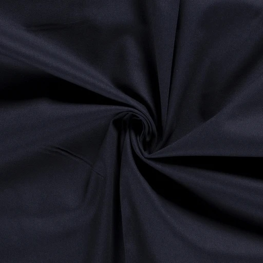 Baumwolle Canvas Uni Nachtblau