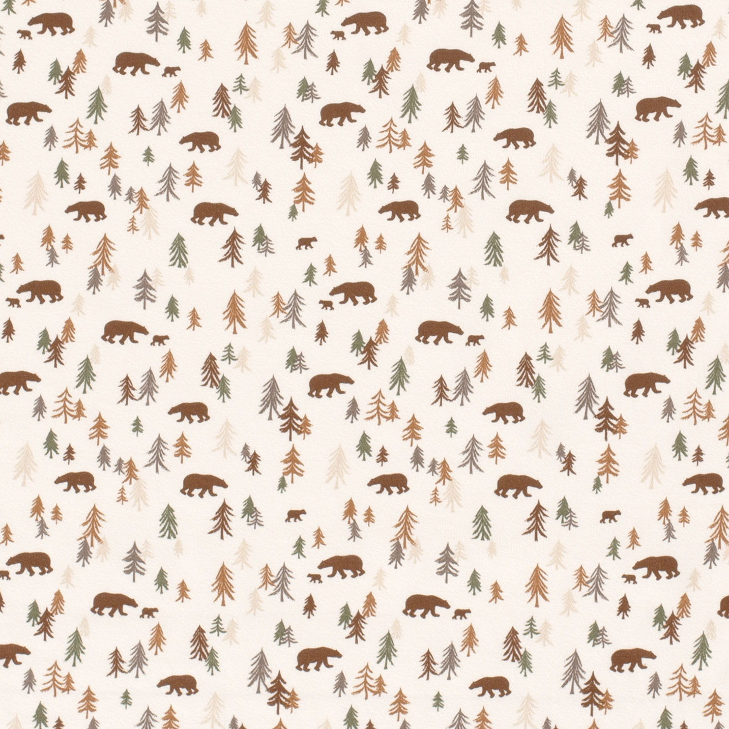 Jersey Bären im Wald auf Creme