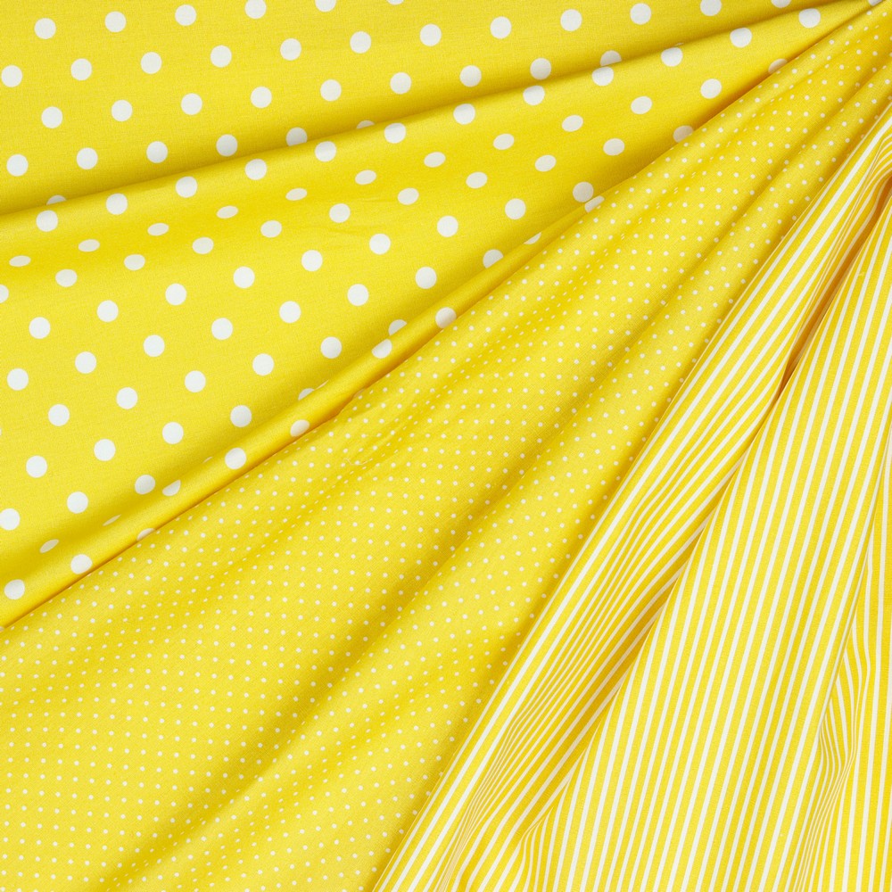 Baumwolle Stripes Gelb