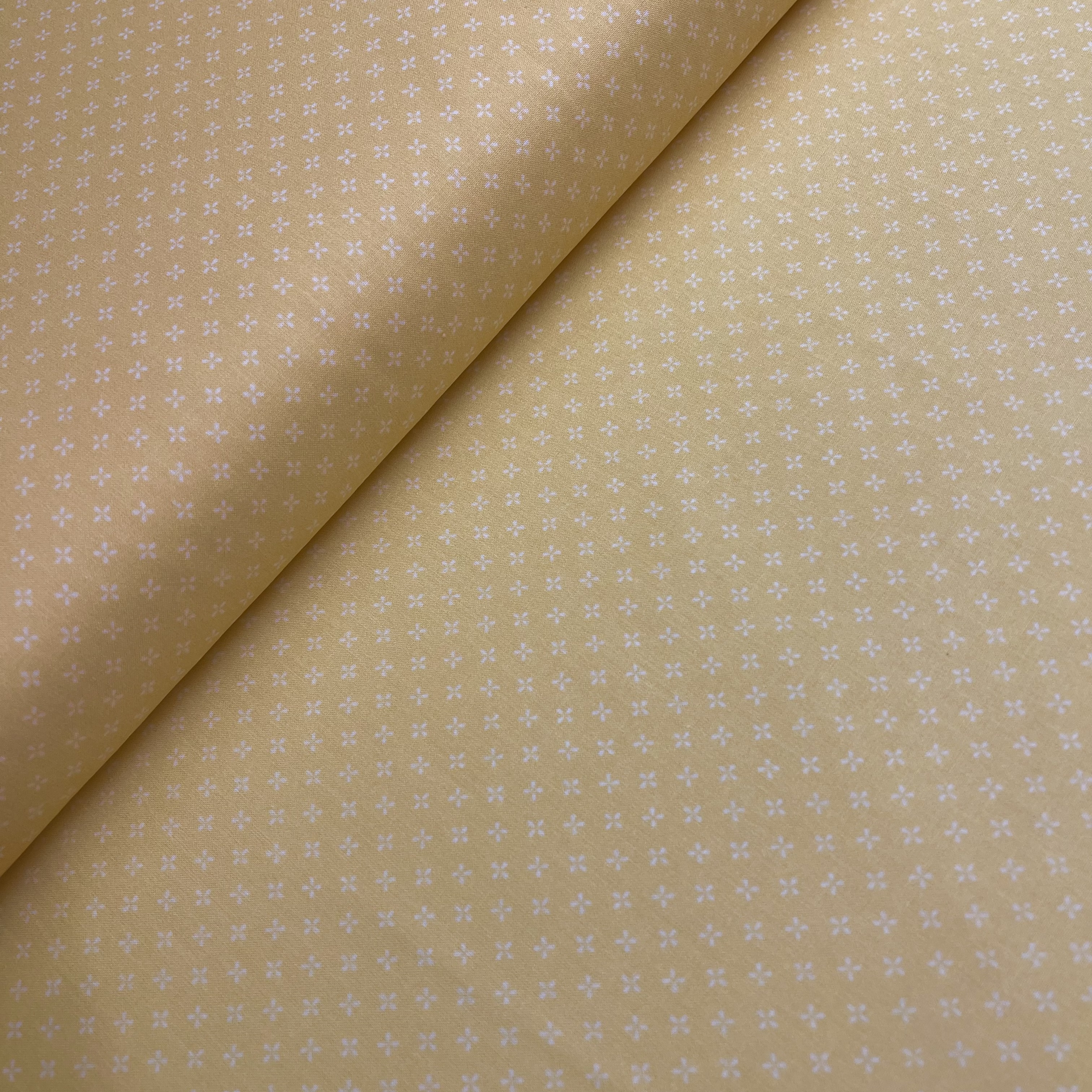Trachten Baumwolle Serie Silke Coord Kreuzblümchen Gelb
