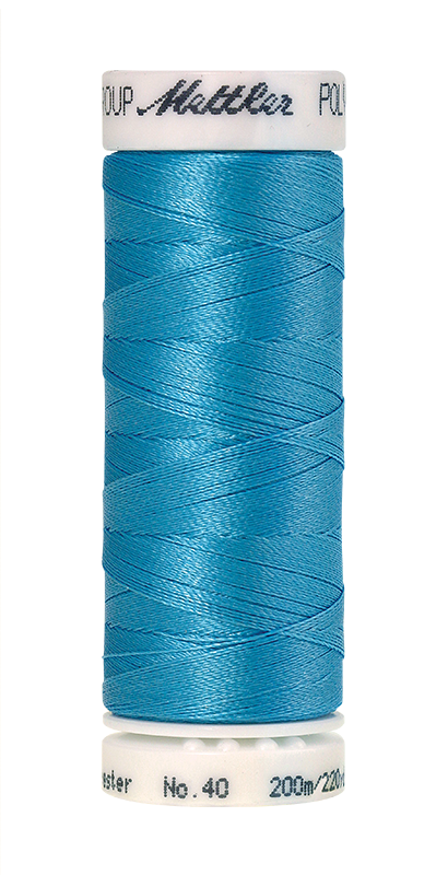 Amann Stickgarn Poly Sheen 200 Meter Crystal Blue Farbe 3910