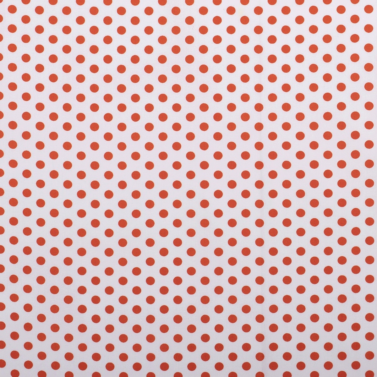 Baumwolle Punkte Standard Weiß/Orange