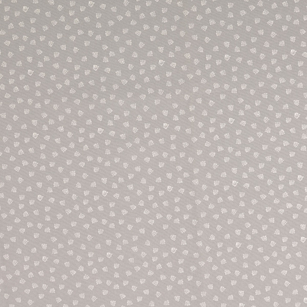 Baumwolle Small Anker Grau
