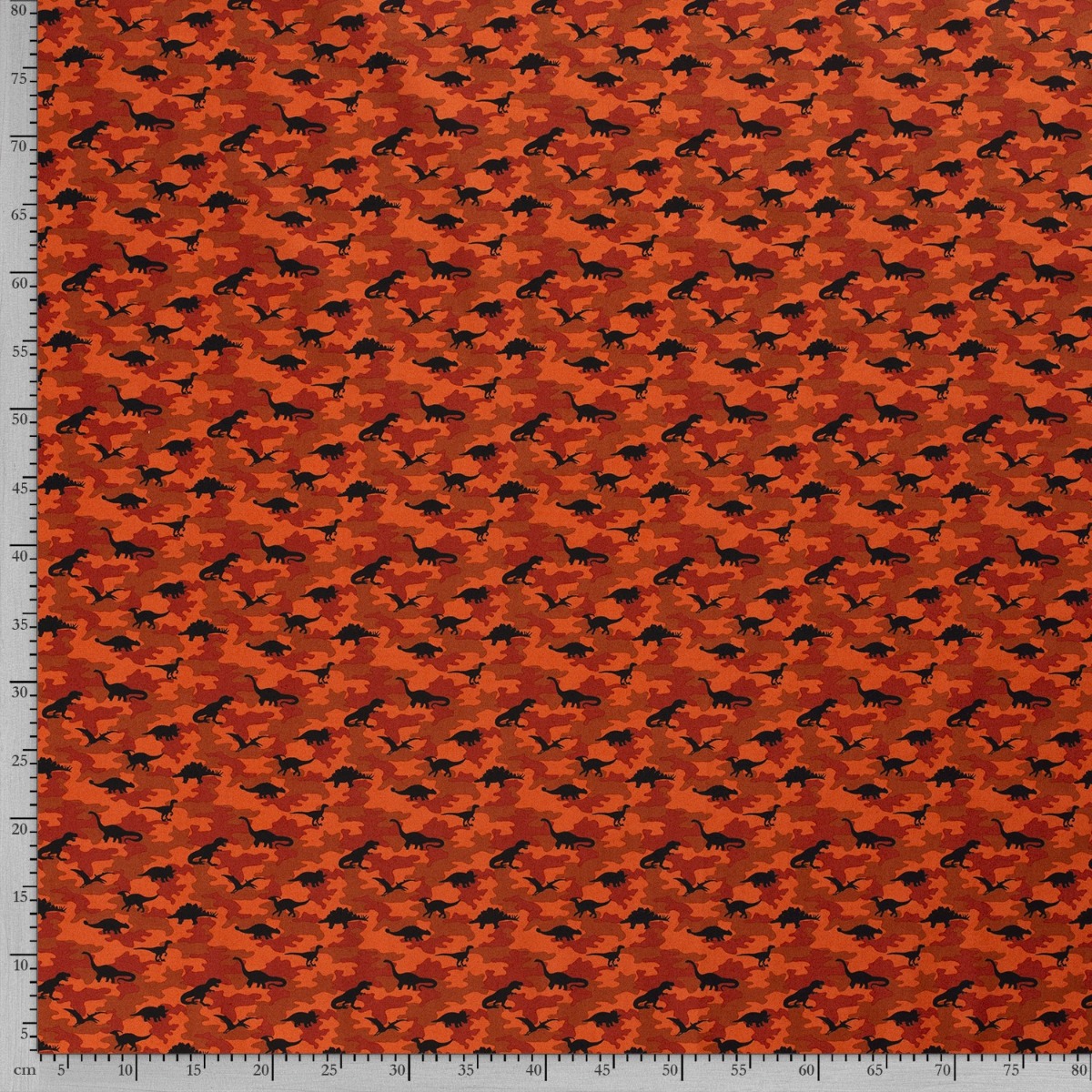 Baumwolle Dino Camouflage Orange