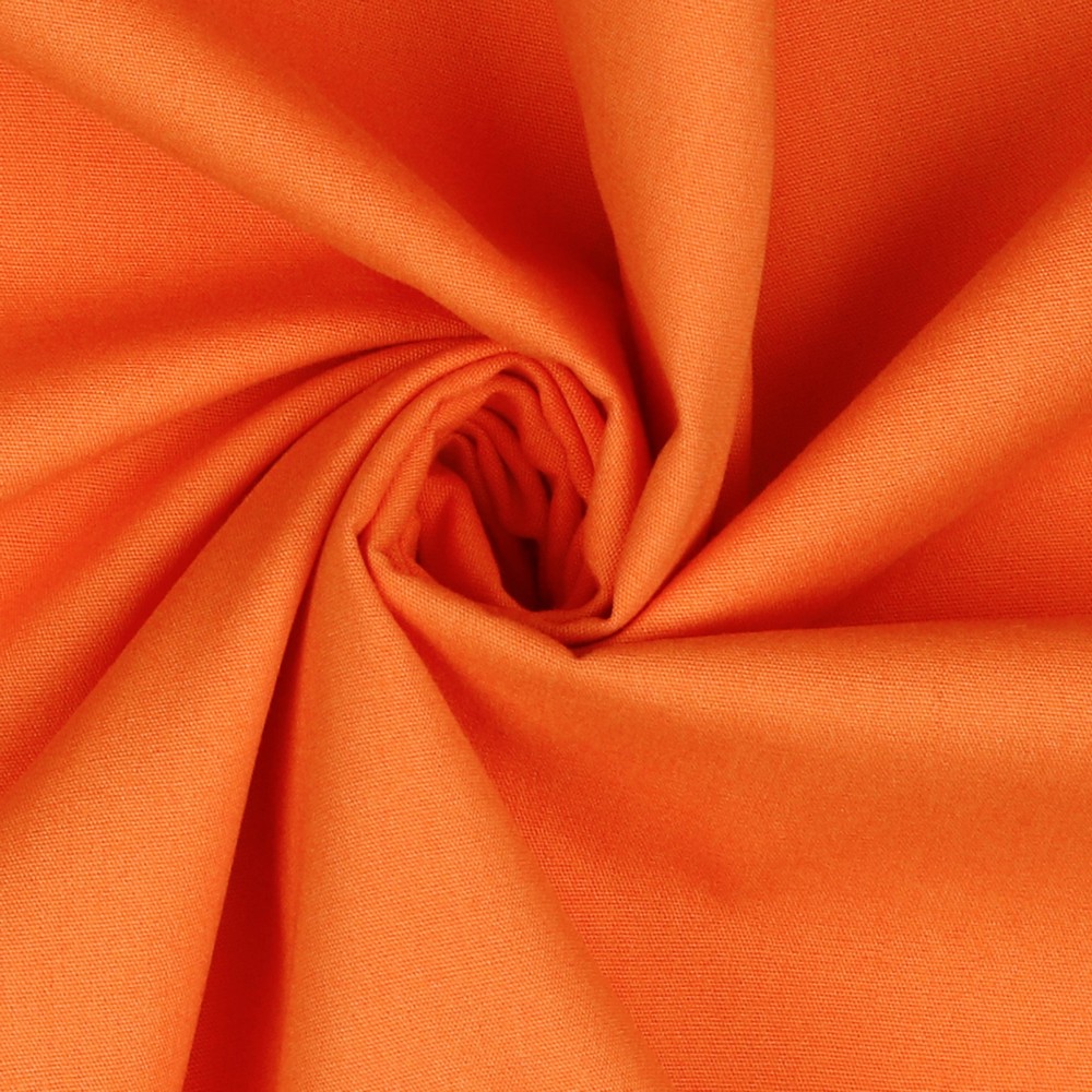 BIO-Baumwolle Uni Orange