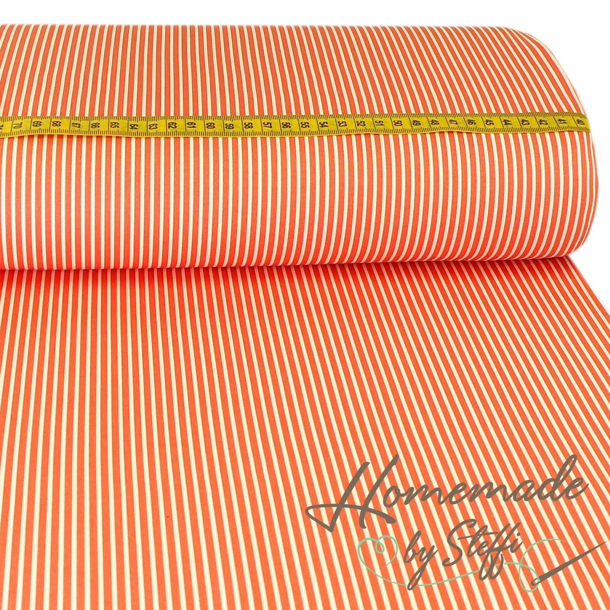 Baumwolle Stripes Orange