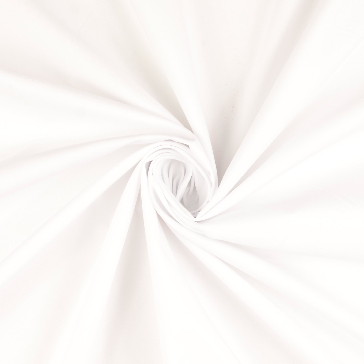 Baumwolle - Batist  Bekleidungsstoff Uni Weiß