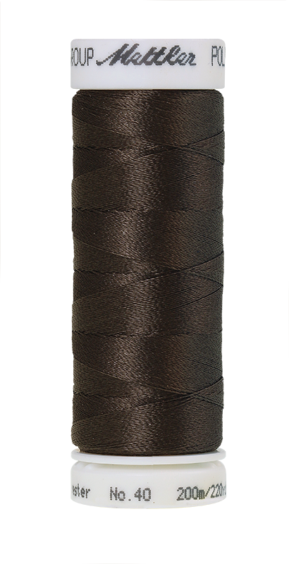 Amann Stickgarn Poly Sheen 200 Meter Dark Charcoal Farbe 1375
