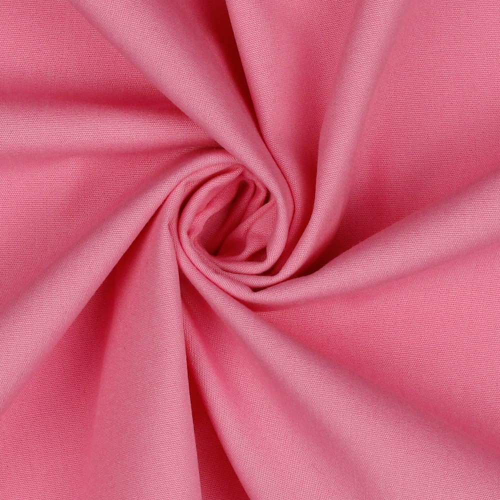 BIO-Baumwolle Uni Rosa