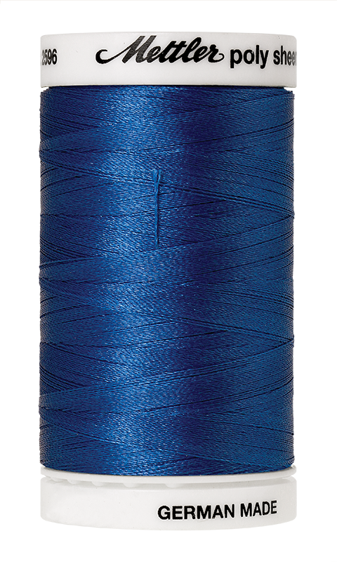 Amann Stickgarn Poly Sheen 800 Meter Nordic Blue Farbe 3600