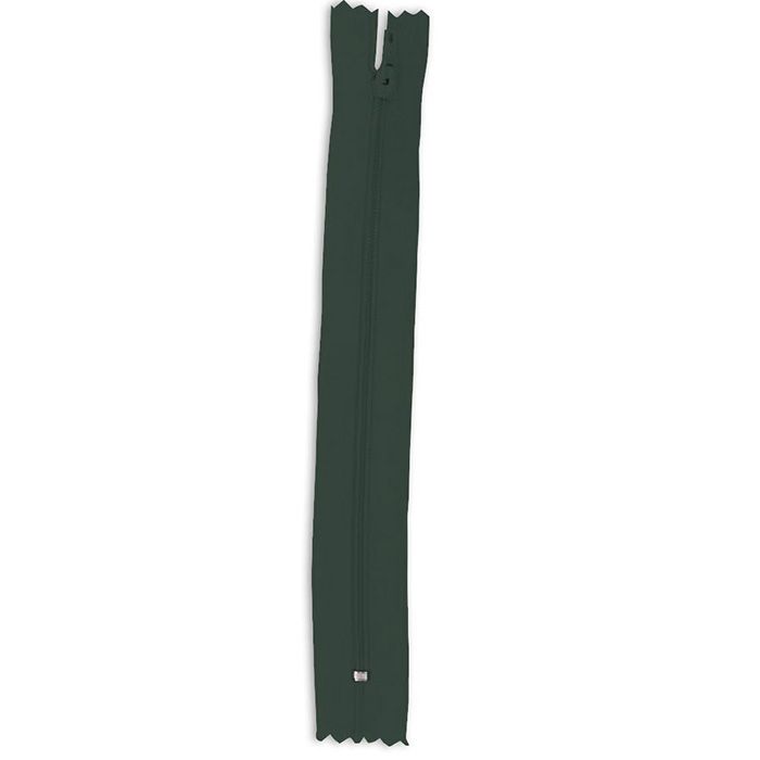 Reißverschluss Unteilbar 45 cm Waldgrün