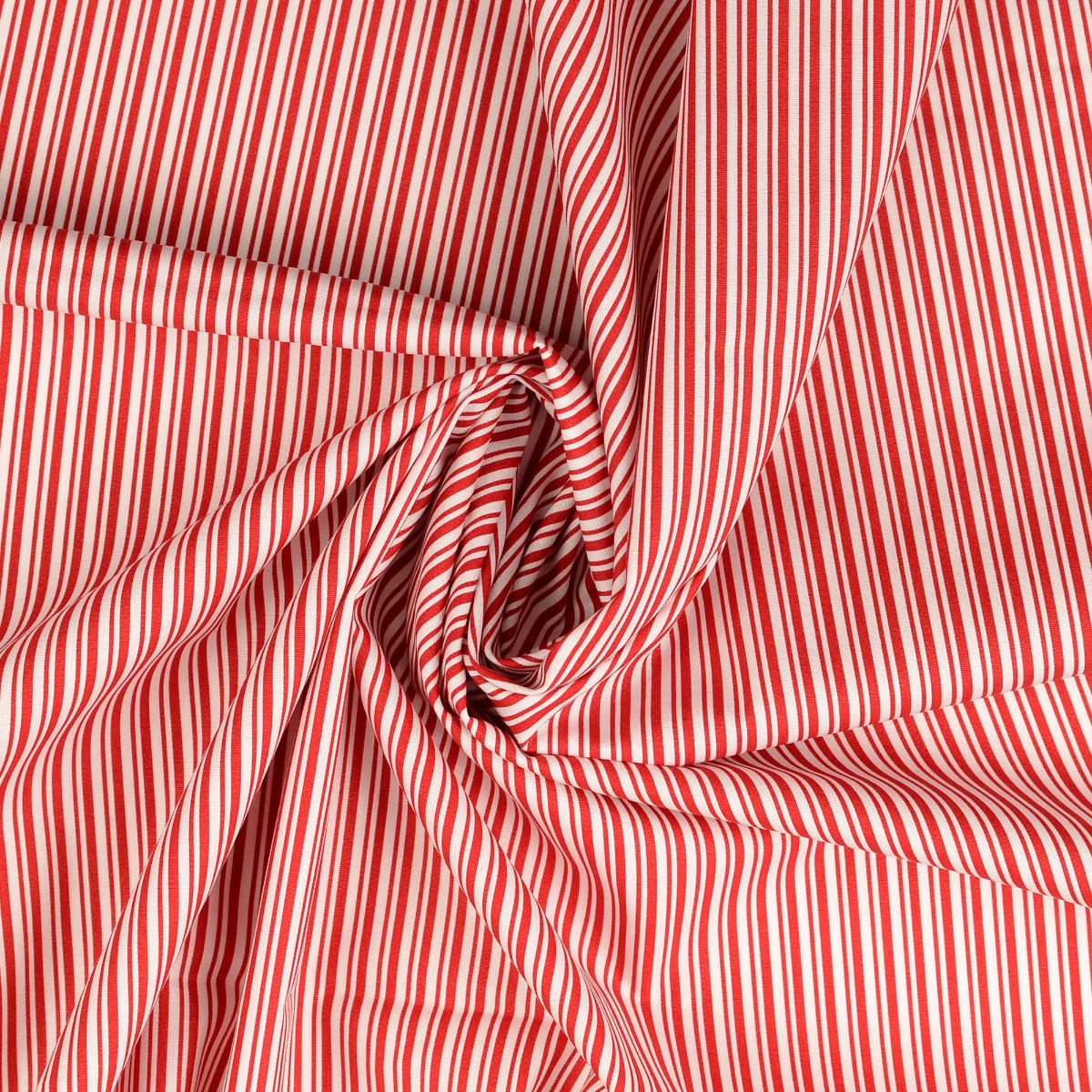 Baumwolle Darling Double Stripes Rot