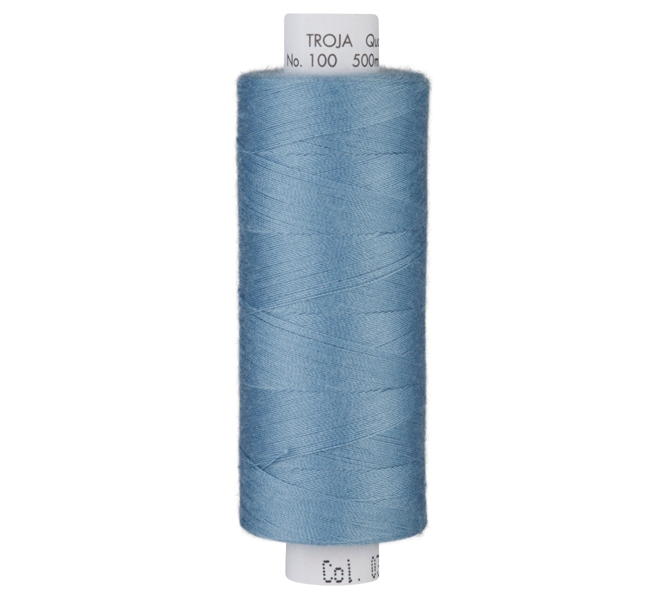 Troja Qualitätsnähgarn 500 m Helles Rauchblau Farbe 0350