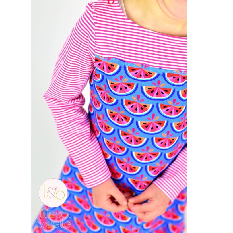 Lillesol & Pelle Papierschnittmuster Basic Frühlingskombi Kleid + Shirt Gr. 80 - 164