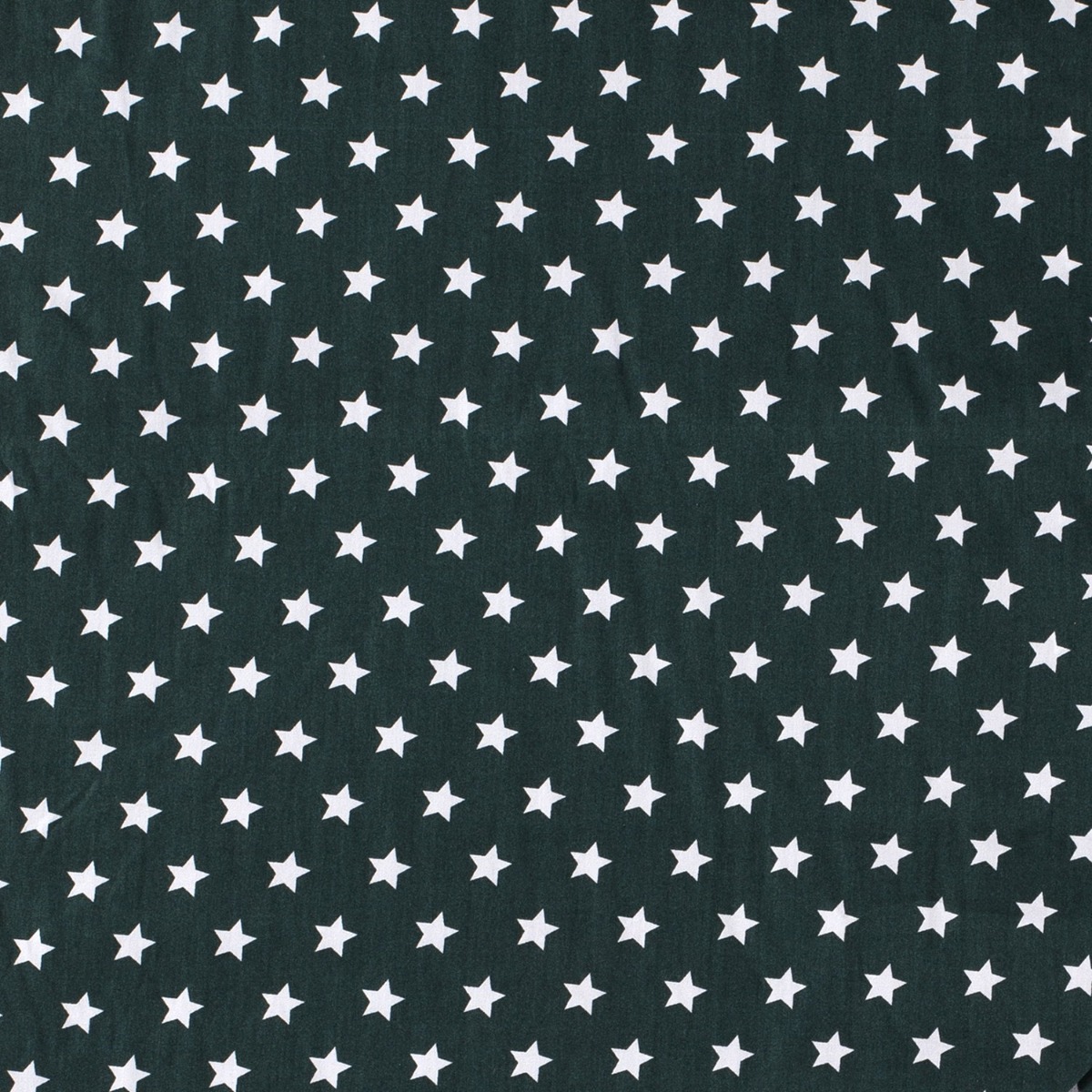 Baumwolle Sterne Standard Dunkelgrün