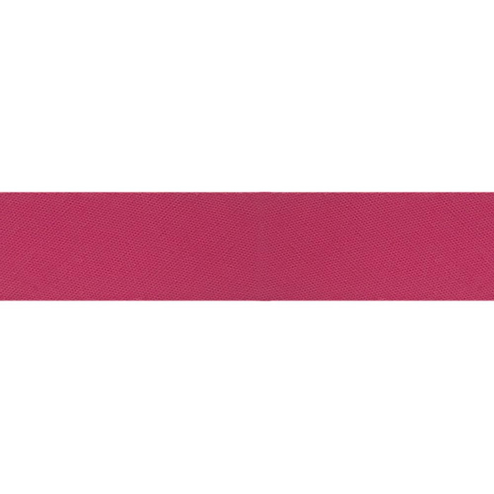 Schrägband Baumwolle dehnbar 18 mm Uni Pink