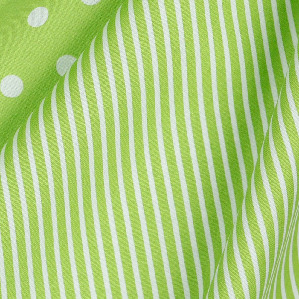 Baumwolle Stripes Lime