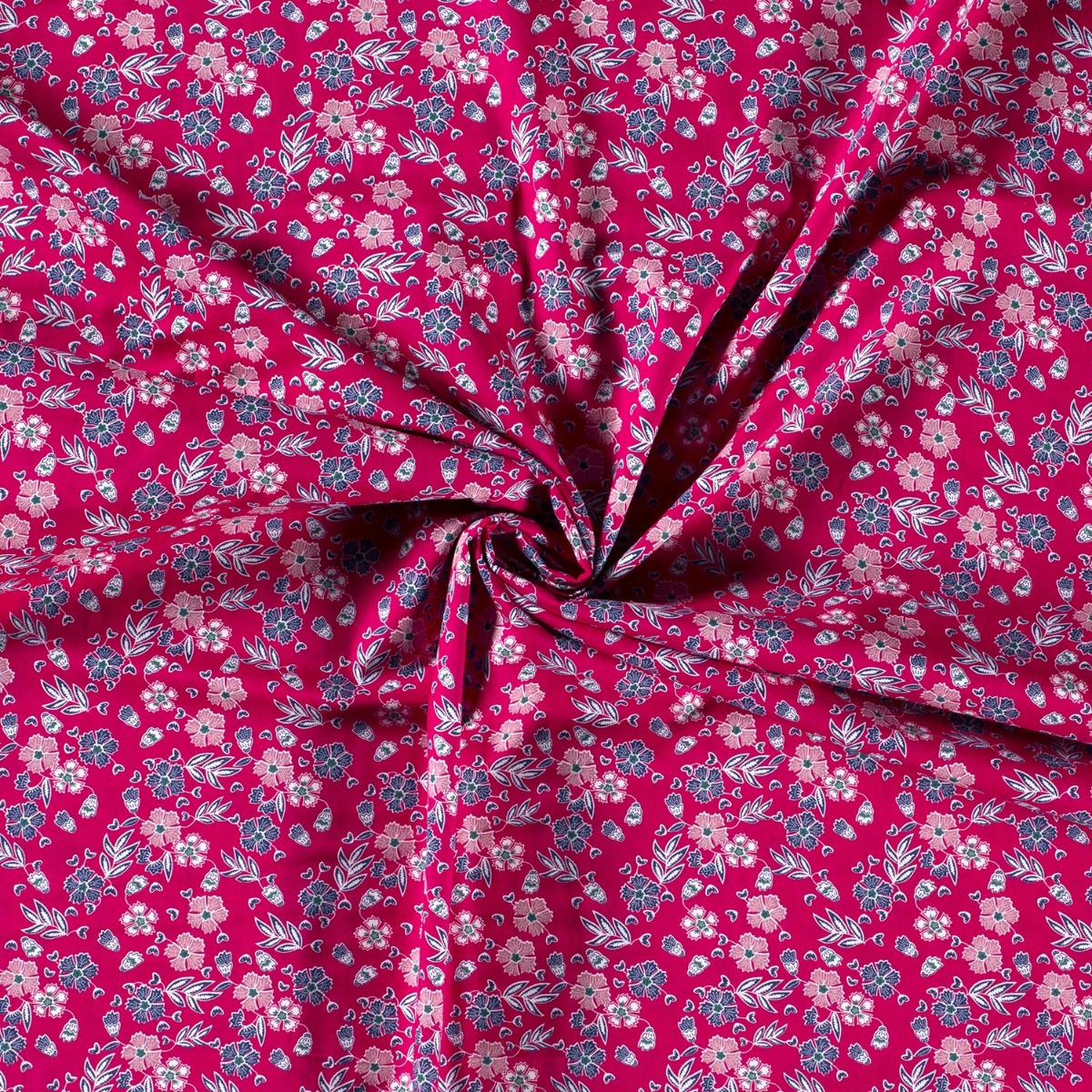 Baumwolle Flowerdream auf Pink