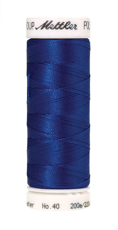 Amann Stickgarn Poly Sheen 200 Meter Nordic Blue Farbe 3600