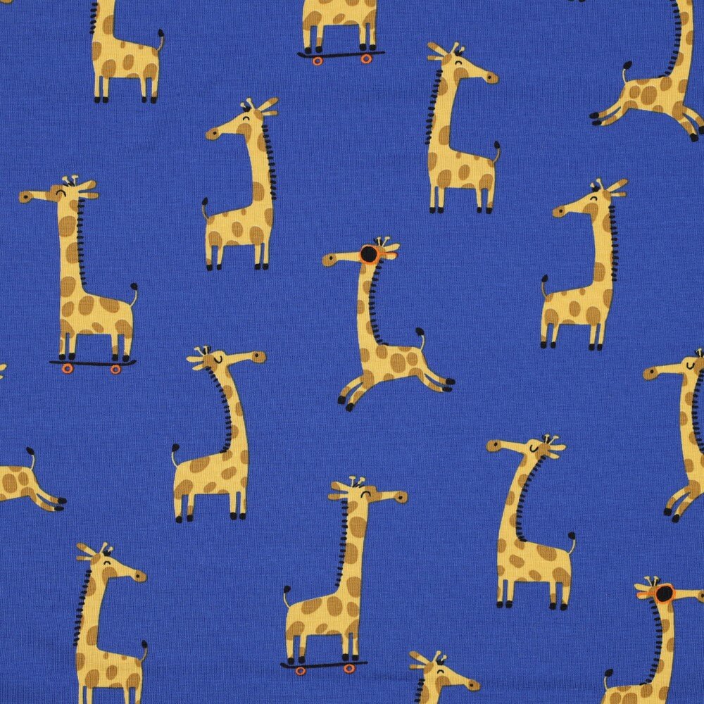 Jersey Coole Giraffen auf Blau