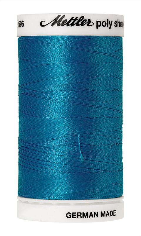 Amann Stickgarn Poly Sheen 800 Meter California Blue Farbe 4103