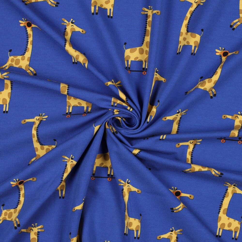 Jersey Coole Giraffen auf Blau