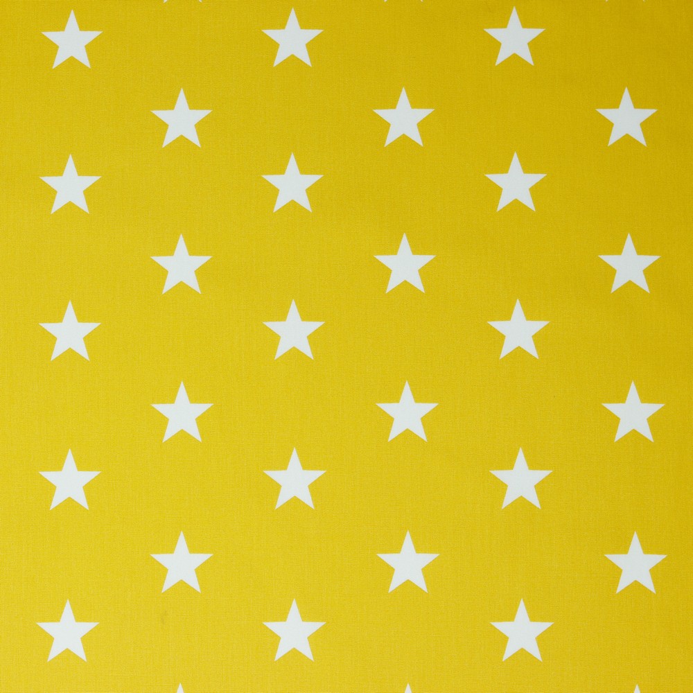 Baumwolle Standard Serie Sterne XL Gelb