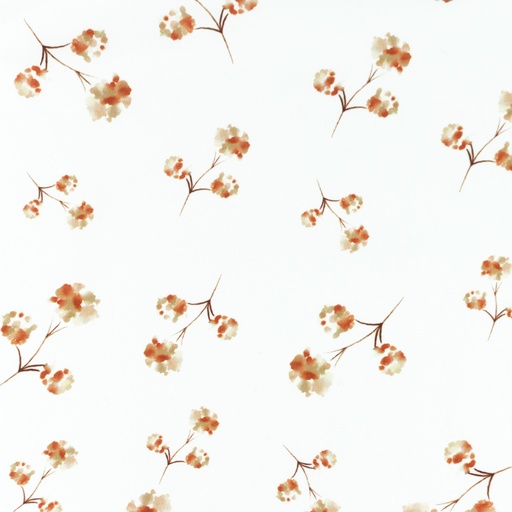 Baumwolle Aquarell Pusteblumen auf Creme Digital