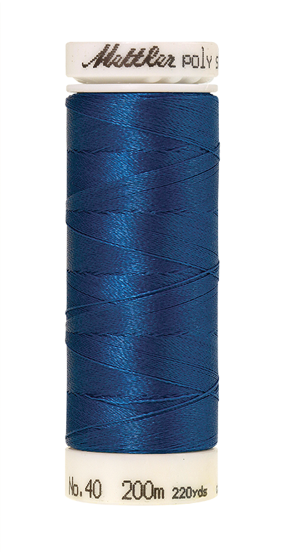 Amann Stickgarn Poly Sheen 200 Meter Colonial Blue Farbe 3902